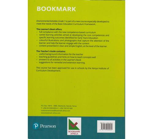 Bookmark Environmental Activities Grade 1